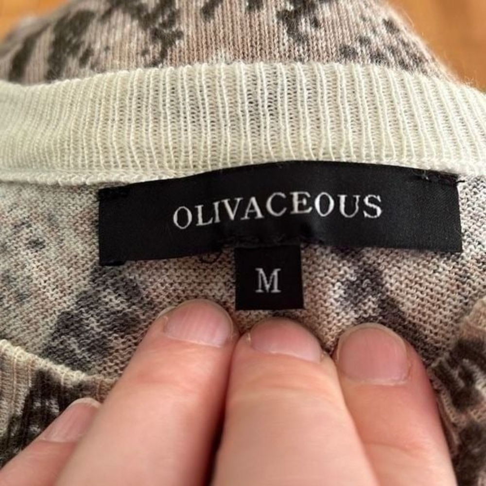 Olivaceous Medium Snake Skin Patterned Light Weig… - image 7